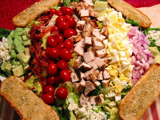 Copycat Bob Evan's Cobb Salad. Photo by shimmerchk