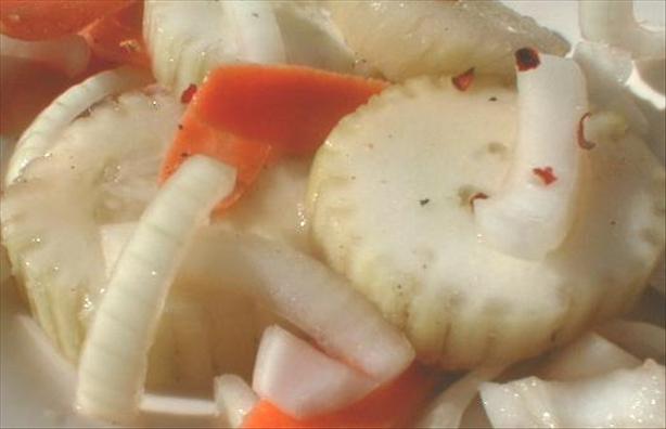 Pickled Cucumber Slices. Photo by Marlene.
