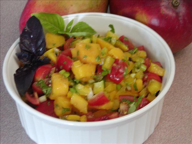 Fast Tropical Mango Salsa. Photo by Rita~