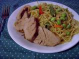 "I Stole the Idea from Mirj" Sesame Noodles. Photo by CindiJ