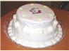 White Chocolate Wedding Cake. Recipe by Ozzzie