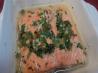 Salmon Fillets Bathed in Garlic