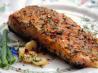 Salmon Fillets Bathed in Garlic