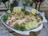 Salmon Fillets Bathed in Garlic