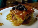 Lemon  Blueberry Cake & Hot Honey-butter Sauce