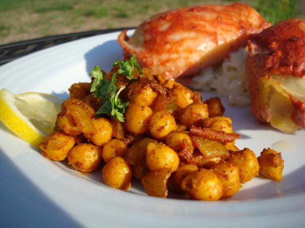 Garbanzo Beans (Chole). Photo by Starrynews
