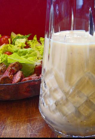 caesar salad dressing. Photo by Bev