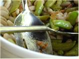 Beans and Sugar Snap Peas With Lemon & Capers. Photo by ~jus~