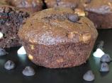 Triple Chocolate Banana Muffins
