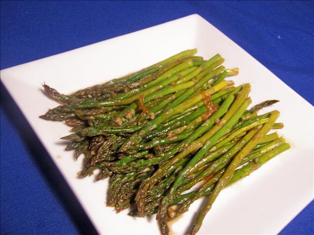 Apricot-Glazed Roasted Asparagus. Photo by *Parsley*