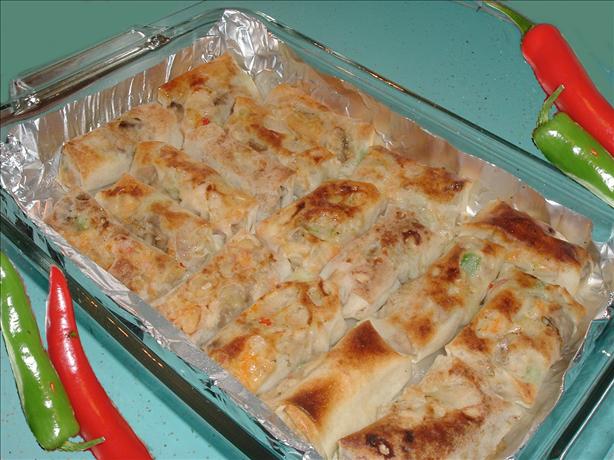 Chicken Egg Roll Enchiladas. Photo by Bergy