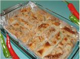 Chicken Egg Roll Enchiladas
