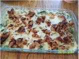 Greens and Mozzarella Casserole. Photo by God's_sugarcookie