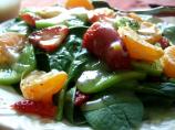 Spinach, Strawberry, Mandarin Salad With Poppy Seed Dressing