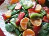 Spinach, Strawberry, Mandarin Salad With Poppy Seed Dressing