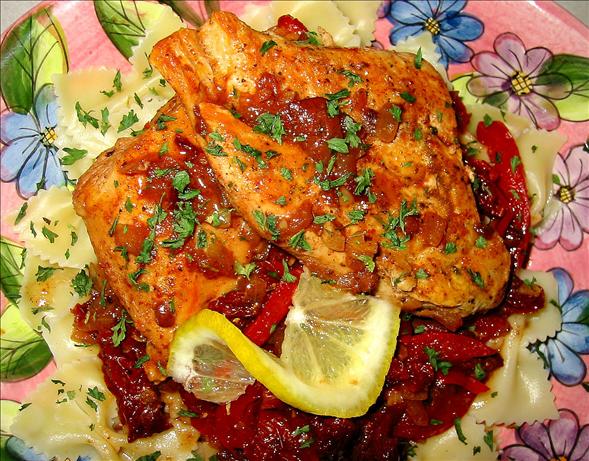 Greek Island Chicken. Photo by shimmerchk