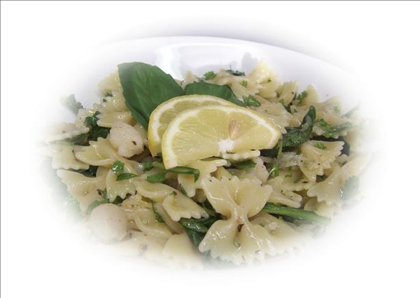 Farfalle W/herbs and Scallops. Photo by PaulaG
