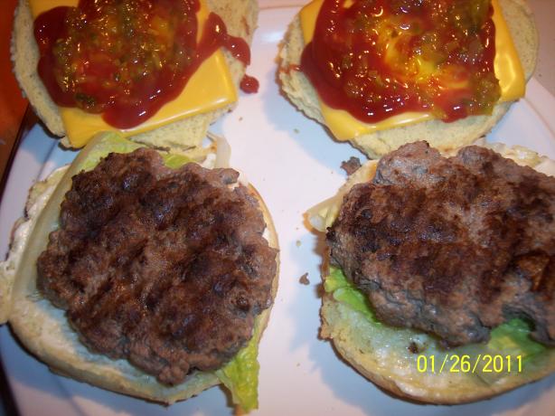 The Perfect Burger. Photo by Kat in MA USA