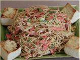 Tofu and Noodle Salad With Peanut Sauce