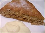 Gingerbread Scones with Lemon Breakfast Cream