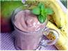 Banana Mango Raspberry Smoothie. Recipe by Rita~