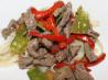 Garlicky Beef With Peppers. Recipe by PaulaG