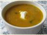 Baby Carrot Soup With Cilantro and Curry. Recipe by Barefoot Beachcomber
