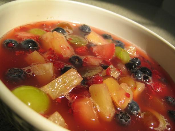 Fruit Gazpacho. Photo by brokenburner