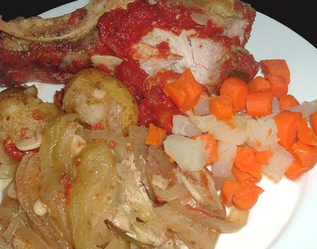 Pulled Pork With Cabbage and Onions (Crock Pot). Photo by Bergy