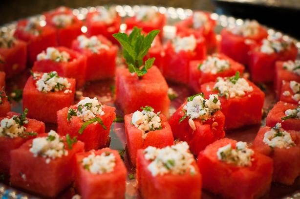 Fresh Watermelon & Mint Salad With Feta. Photo by Stinkerbellorama