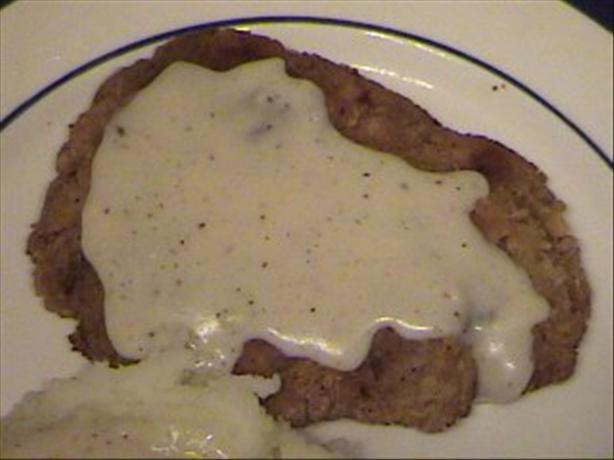 Mock Chicken Fried Steak With Milk Gravy. Photo by Mama's Kitchen (Hope)