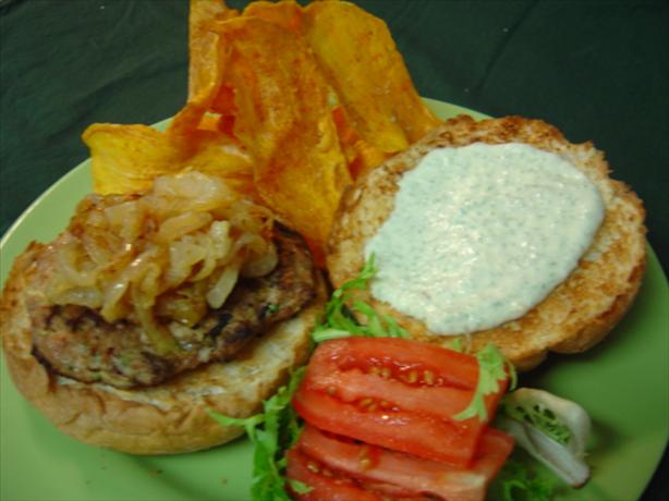Mesa Burgers With Sage Aioli and Spicy Chips. Photo by Sue Lau