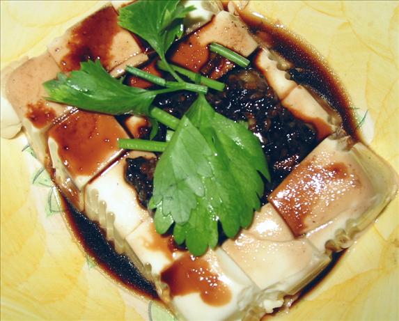 Steamed Bean Curd With Soy Sauce. Photo by WaterMelon