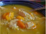 Duck Soup With Brown Rice and Yams