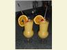 Frozen Malibu Sunshine. Recipe by Vino Girl