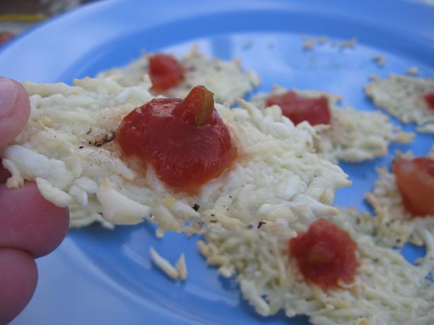 Parmesan Black Pepper Crisps. Photo by Kathy at Food.com