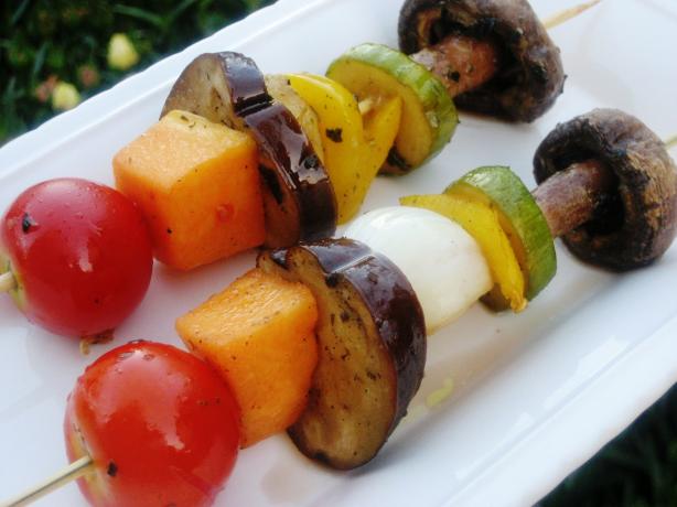 Grilled Veggie Shish Kabobs. Photo by Pneuma