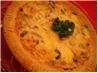 Seafood Cream Cheese Quiche. Recipe by Kittencalskitchen
