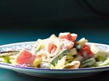Green Beans With Tomatoes, Olives, and Feta. Photo by Andi of Longmeadow Farm