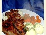 Tomato Onion Pork Chop