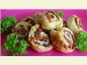 Puffy Parmesan Pinwheels. Recipe by Katie Hums
