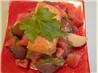 Marinated  Roasted Salmon Potato Salad. Recipe by chia