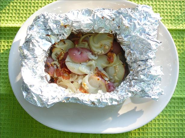 Grilled Garlic Potatoes. Photo by BLUE ROSE