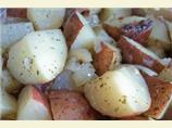 New Potatoes in Garlic Butter