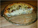 Ricotta-spinach-mushroom Quiche