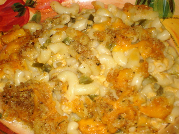 Jalapeno Macaroni & Cheese Casserole. Photo by Linajjac