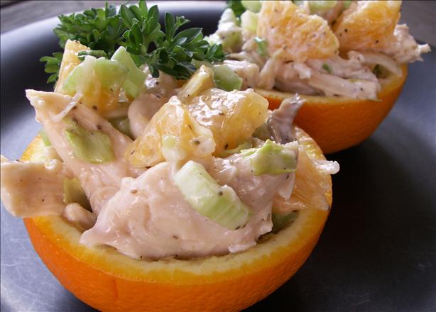 Chicken Stuffed Oranges. Photo by Cookin'Diva