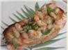 Shrimp & White Bean Bruschetta. Recipe by Kozmic Blues