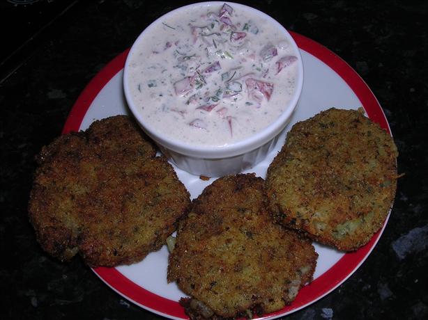Claim Jumper's Cheese Potato Cakes. Photo by Anke R