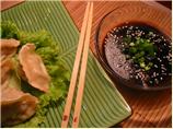 Steamed Dumplings With Ginger Hoisin Sauce